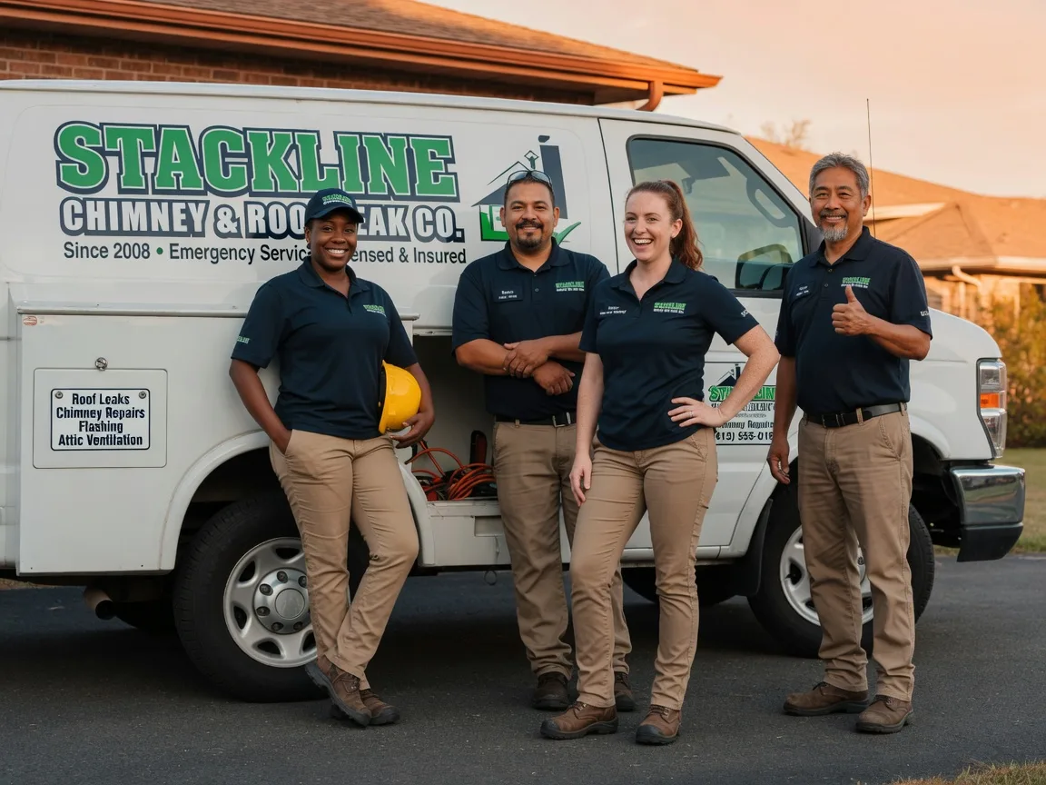 Chimney flashing repair company in Livonia, LA